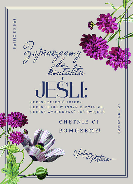 Plakat Vintage Wiedeń Secesja Piąta Wystawa