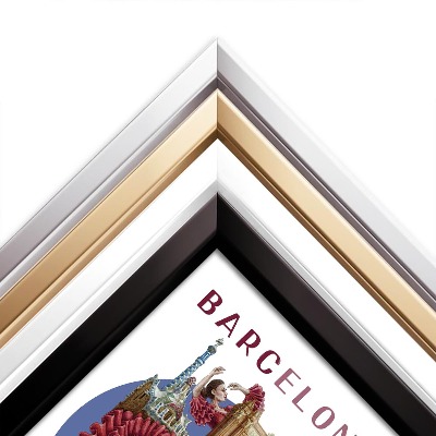 Obraz w czarnej ramce Barcelona