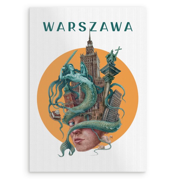 Obraz bez ramki Warszawa