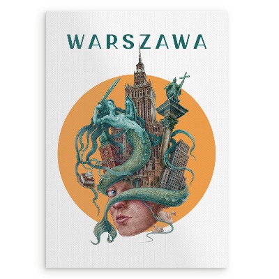 Obraz bez ramki Warszawa