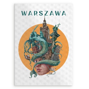 Obraz MDF bez ramki Warszawa
