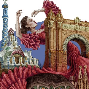 Obraz bez ramki Barcelona