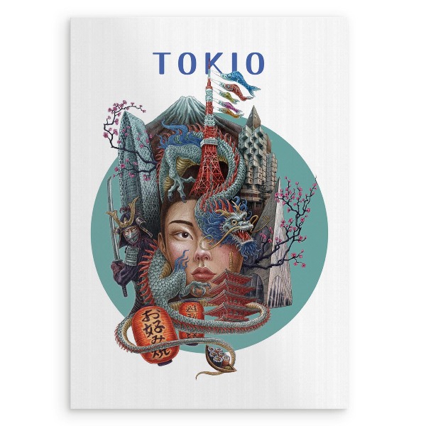 Obraz bez ramki Tokio