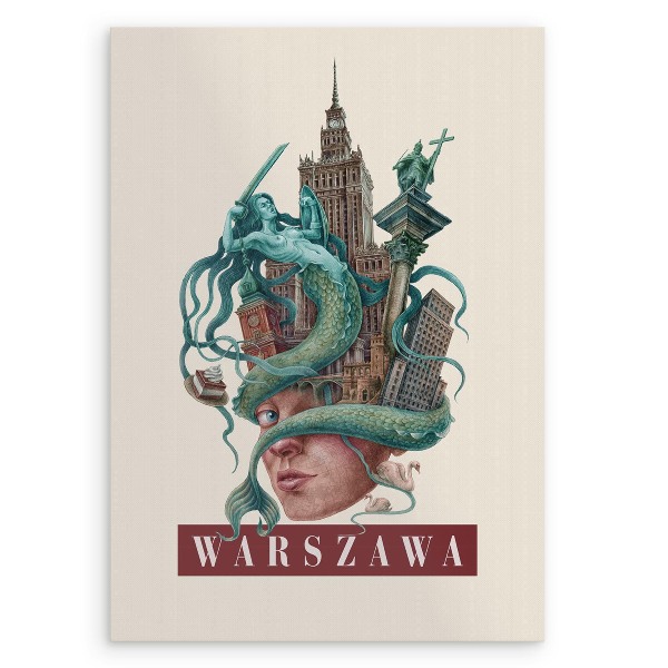 Obraz bez ramki Warszawa Vintage
