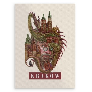 Obraz bez ramki Kraków Vintage
