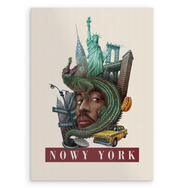 Obraz bez ramki Nowy York Vintage