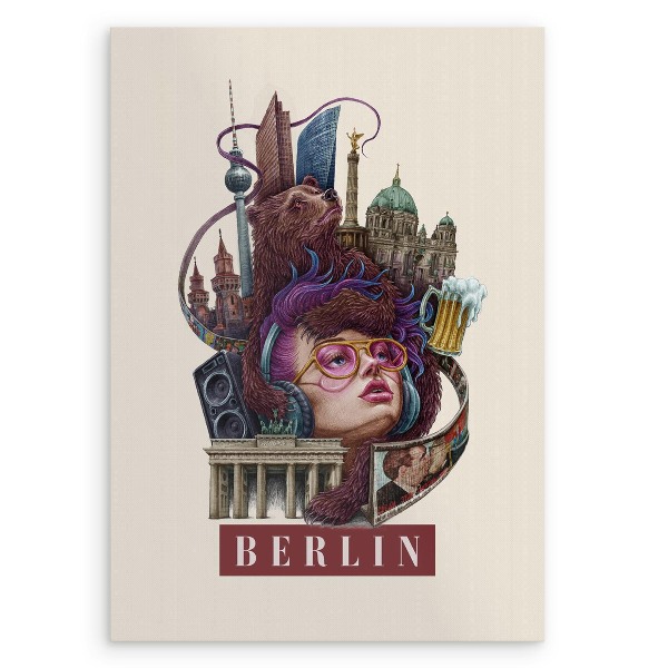Obraz bez ramki Berlin Vintage