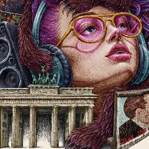 Obraz bez ramki Berlin Vintage