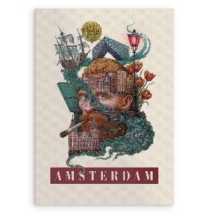 Obraz bez ramki Amsterdam Vintage