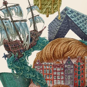 Obraz bez ramki Amsterdam Vintage