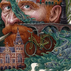 Obraz bez ramki Amsterdam Vintage