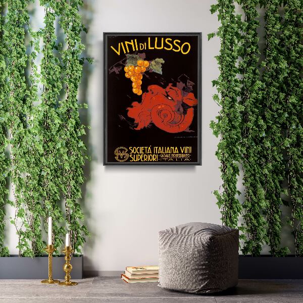 Plakat na ścianę Plakat z włoskiego wina Vini di Lusso