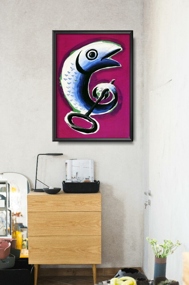 Plakat do pokoju Sardynka