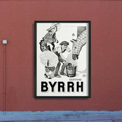 Plakat retro Napój z południa Francji Drukuj Byrrh