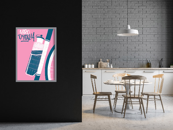 Plakat w stylu vintage Plakat Giro D Italia Tour Of Italy