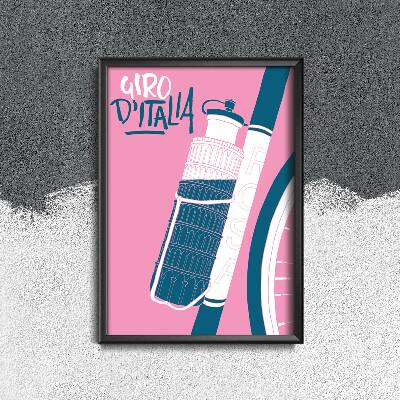 Plakat w stylu vintage Plakat Giro D Italia Tour Of Italy