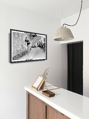Plakat w stylu retro Tour de France Fotografia Charly Gaul