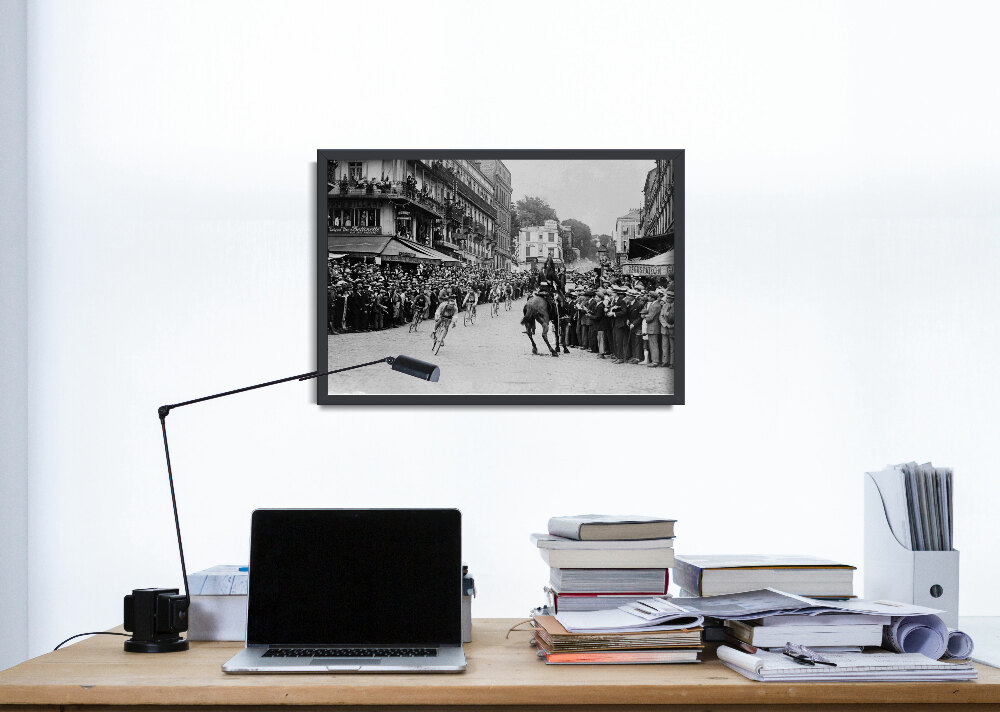 Plakat vintage Tour de France Fotografia Lucien Buysse