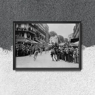 Plakat vintage Tour de France Fotografia Lucien Buysse