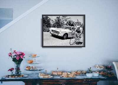 Retro plakat Fotografia Tour de France Eddy Merck