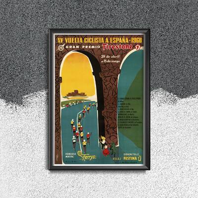 Plakat na ścianę Vuelta Cicilista a Espana