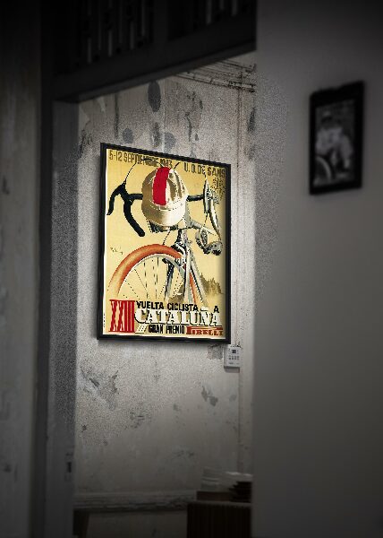 Plakat w stylu vintage Plakat Kolarstwo Cleveland