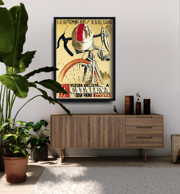 Plakat w stylu vintage Plakat Kolarstwo Cleveland