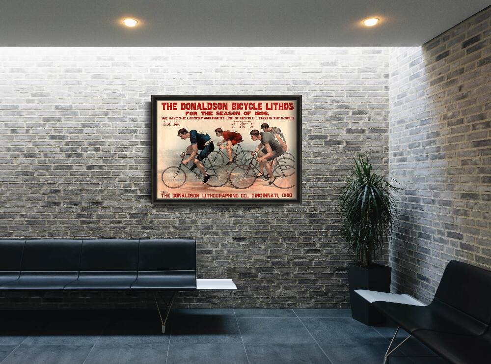 Plakaty w stylu retro Berneńskie Mistrzostwa Rowerowe Zurych