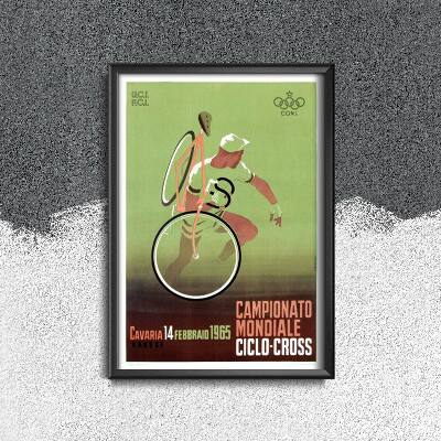 Plakat do pokoju Rower retro