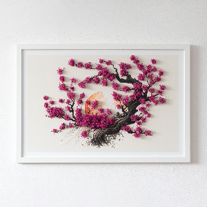 Obraz z mchu Drzewo wiśni