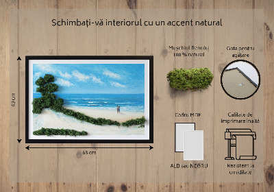 Obraz z mchem Zakochani na plaży