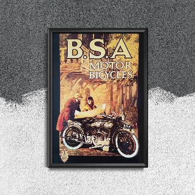 Plakat retro Zabawny kalendarz medyczny