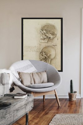 Plakat w stylu retro Da Vinci Vintage