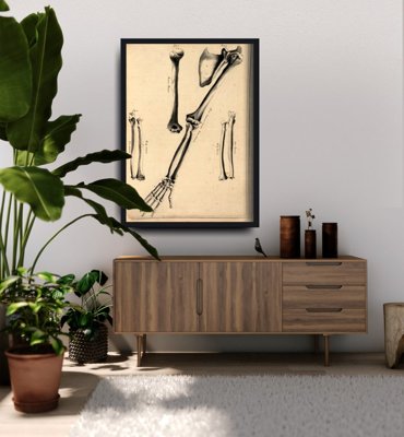 Plakat vintage Kości ramienia John Fotherby