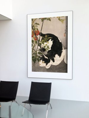 Plakat do pokoju Kot krąży wokół pomidora Takahashi Shotei