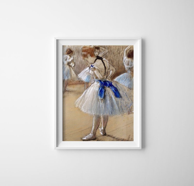 Plakat vintage do salonu Tancerz Edgar Degas