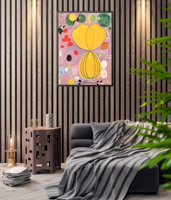 Plakatyw stylu retro Ten Largest No Hilma af Klint