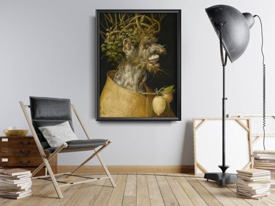 Plakat retro Zima G Arcimboldo