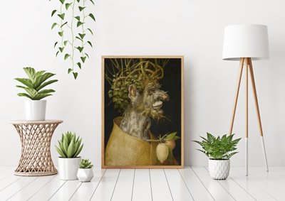 Plakat retro Zima G Arcimboldo