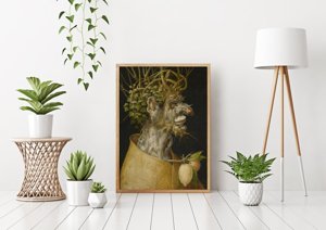 Plakat retro Zima G Arcimboldo