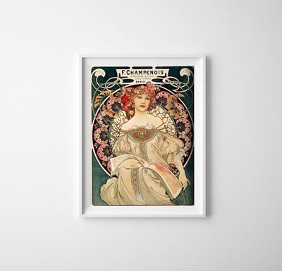 Plakat vintage Alphonse Mucha Poster Réverie