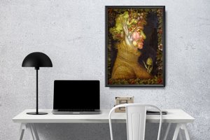 Plakat w stylu retro Lato G Arcimboldo