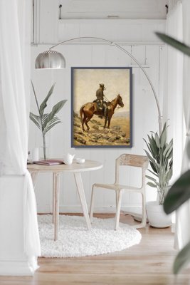 Plakat w stylu retro Frederic Remington The Lookout