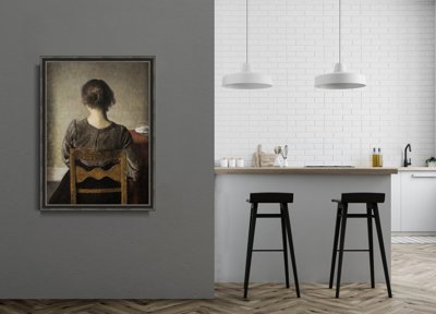 Plakat retro do salonu Wilhelm Hammershoi Rest