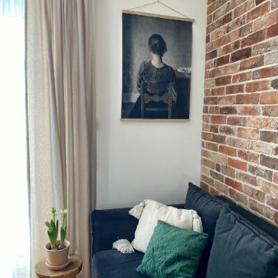 Plakat retro do salonu Wilhelm Hammershoi Rest
