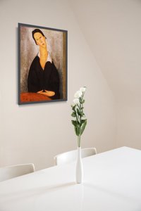Plakatyw stylu retro Amedeo Modigliani Portret polskiej kobiety