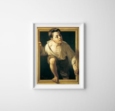 Plakat w stylu retro Ucieczka przed krytyką Pere Borrell Del Caso