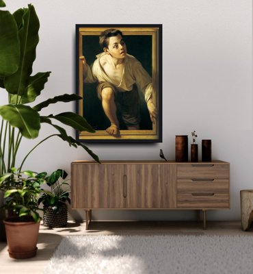 Plakat w stylu retro Ucieczka przed krytyką Pere Borrell Del Caso