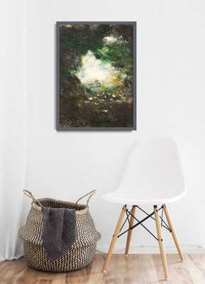 Plakat vintage do salonu Kraina czarów autorstwa Augusta Strindberga