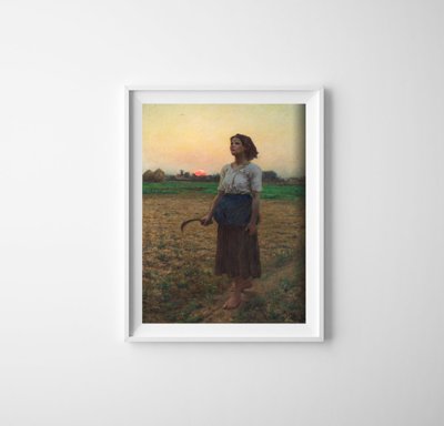 Plakat w stylu vintage Song of the Lark ]Julesa Bretona